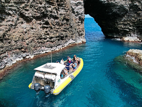 Open Ceiling Cave NaPali Coast Boat Tours